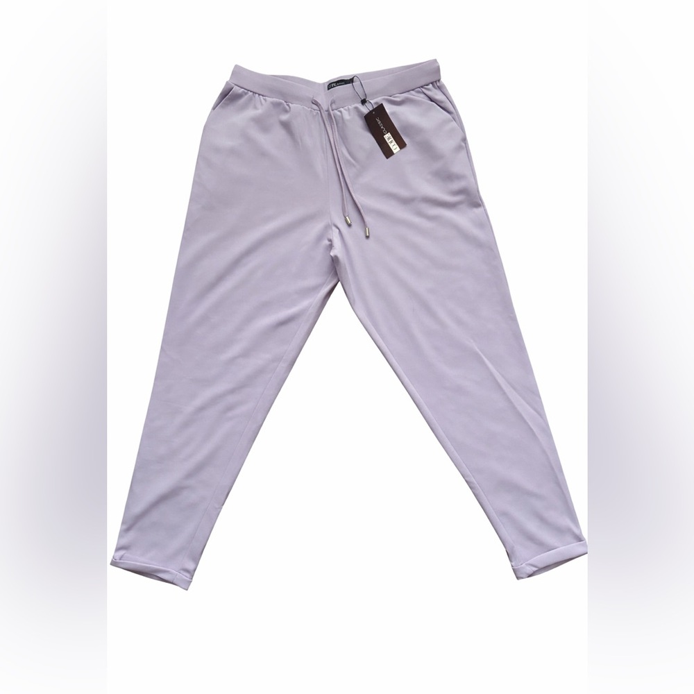 CODE Women Classic Lavender Tapered Pants Size 34